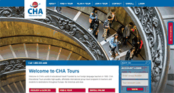 Desktop Screenshot of cha-tours.com